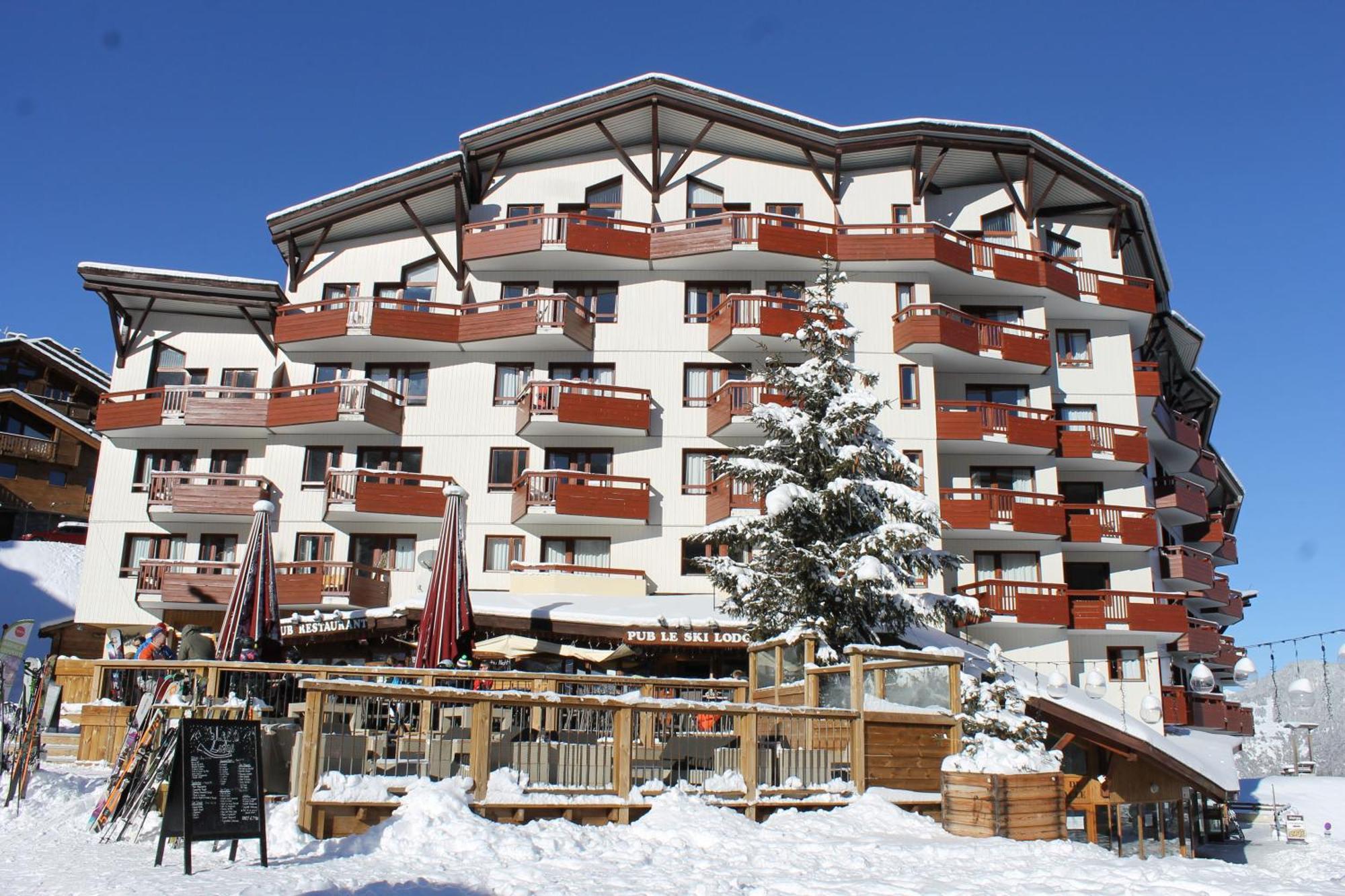 Residence Britania Cles Blanches La Tania Exteriér fotografie