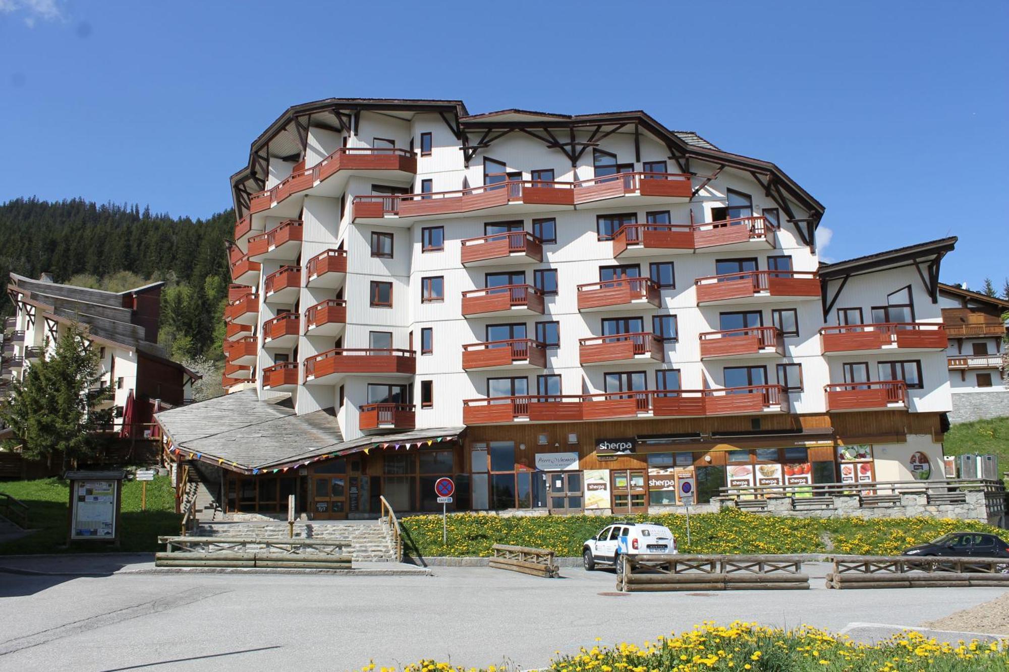 Residence Britania Cles Blanches La Tania Exteriér fotografie