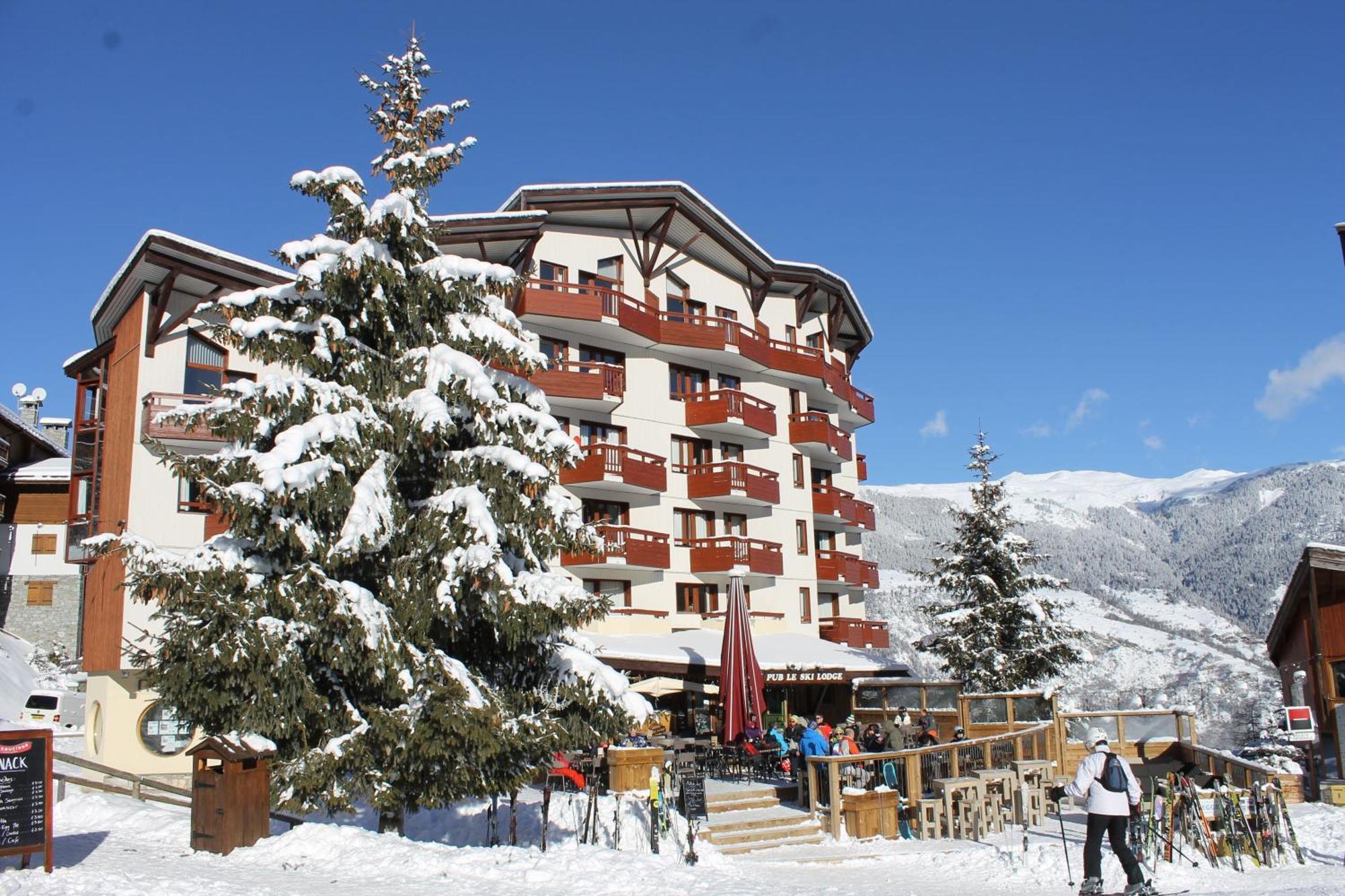 Residence Britania Cles Blanches La Tania Exteriér fotografie