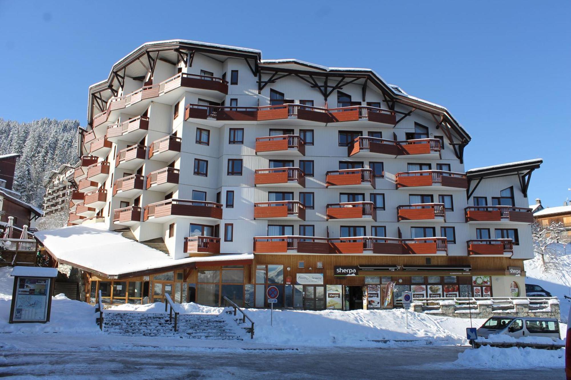 Residence Britania Cles Blanches La Tania Exteriér fotografie
